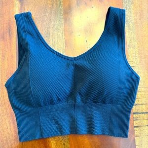 Black Padded Sports Bra